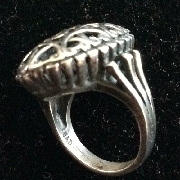 Filigree silver ring - Picture 5 of 6